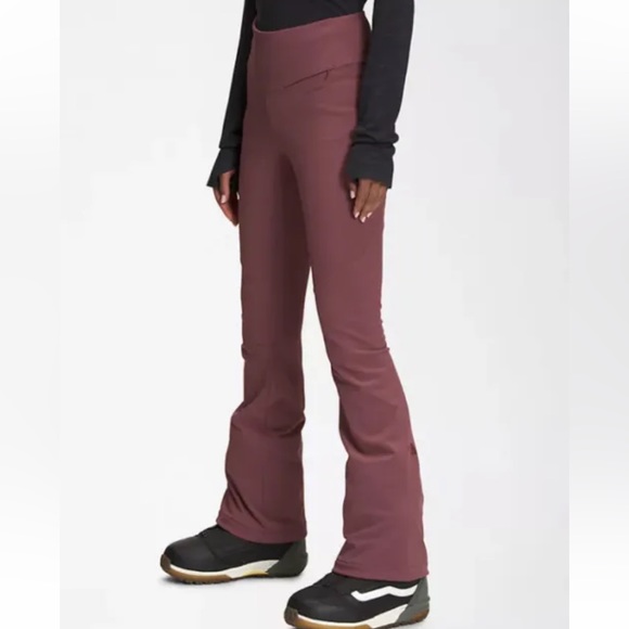 The North Face Women’s Snoga Ski Pant High Waist Wild Ginger Slim Fit NWT - Picture 2 of 13